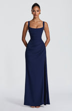 Maia Maxi Dress - Navy