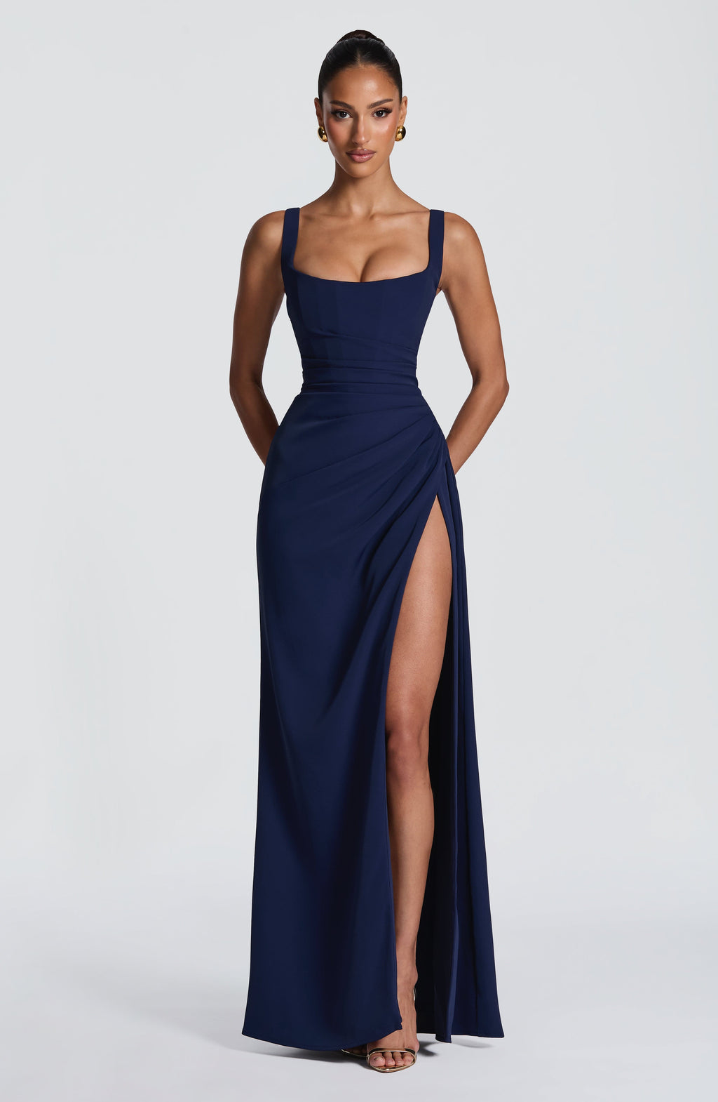 Maia Maxi Dress - Navy