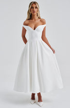 Isla Midi Dress - Ivory