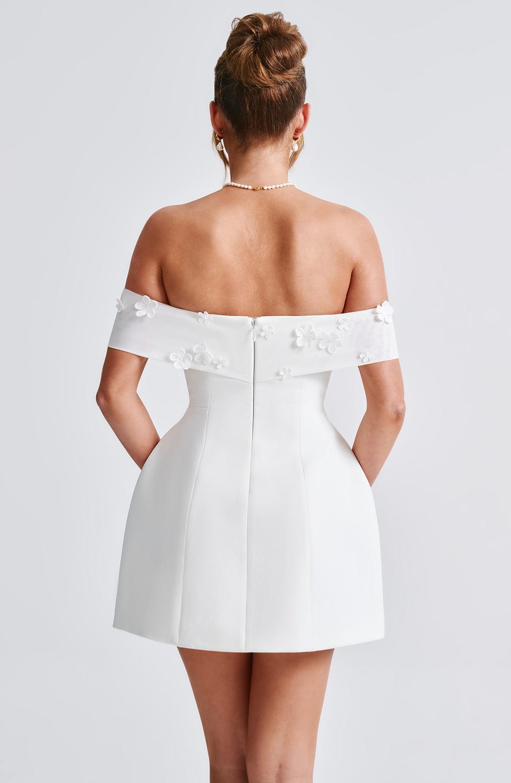 Amber Mini Dress - Ivory