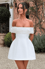 Amber Mini Dress - Ivory
