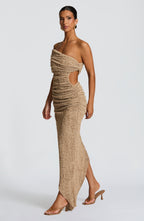 Daisy Midi Dress - Beige