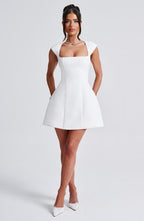 Lisa Mini Dress - Ivory