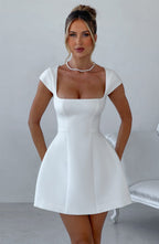 Lisa Mini Dress - Ivory