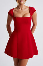 Lisa Mini Dress - Red