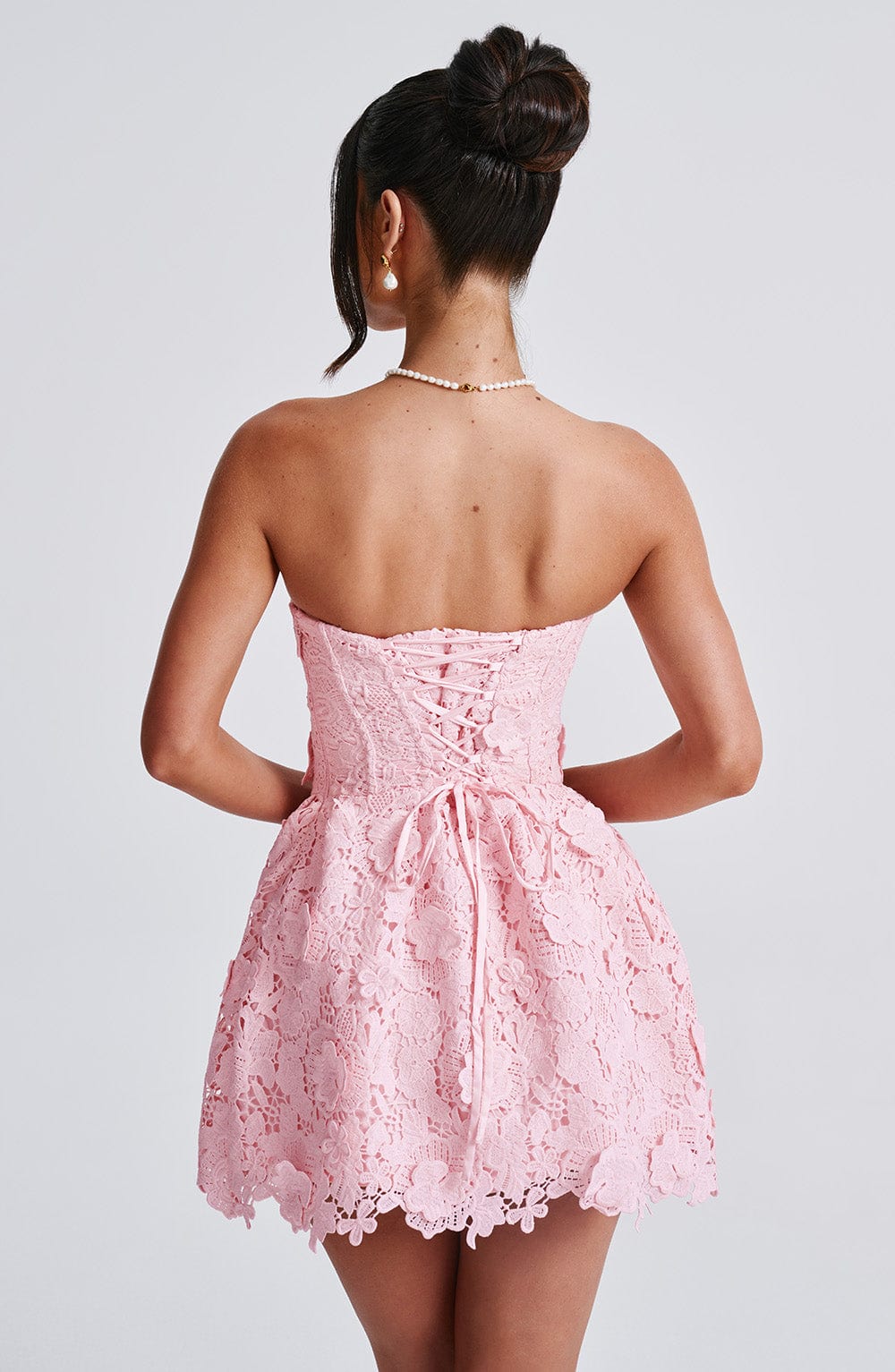 Adele Mini Dress - Blush