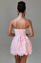 Adele Mini Dress - Blush