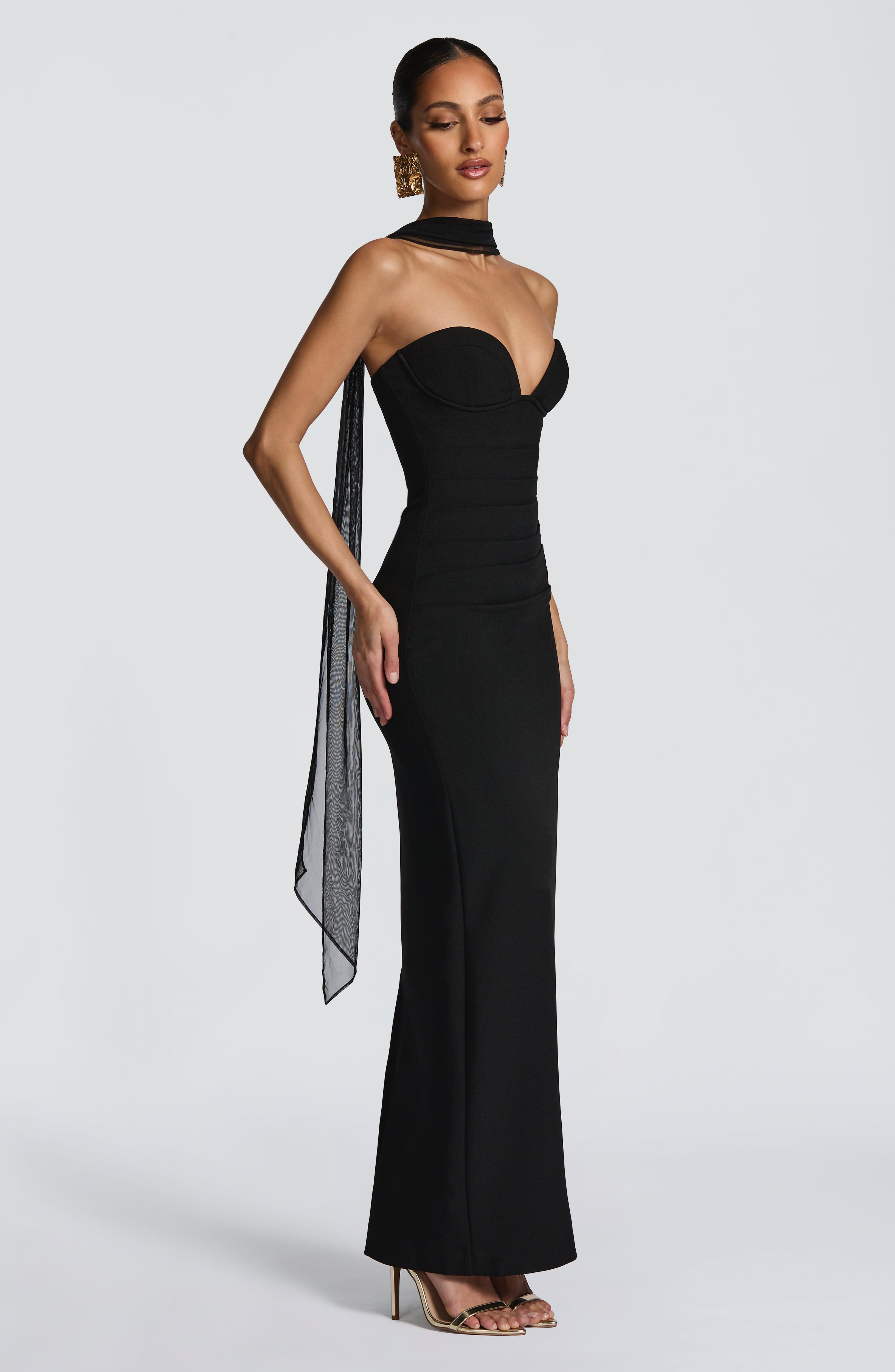 Ariana Maxi Dress - Black
