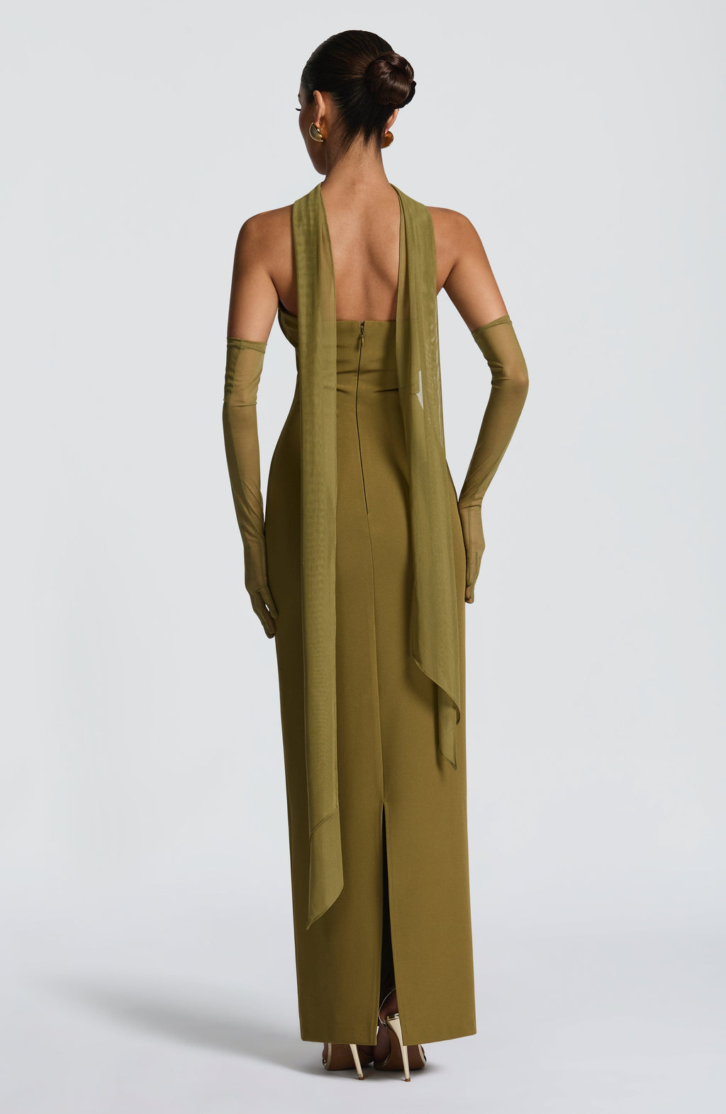 Ariana Maxi Dress - Deep Olive