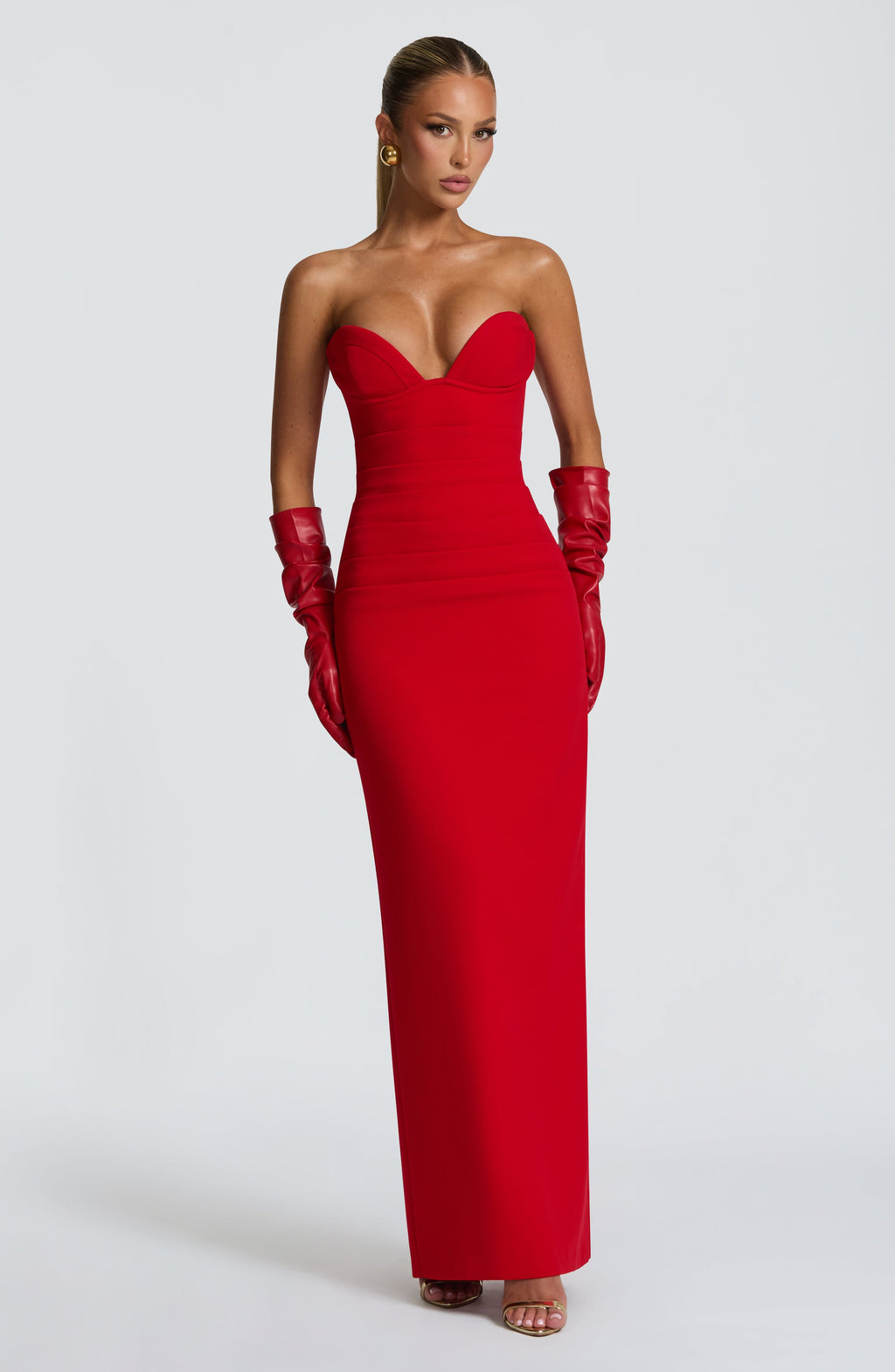 Ariana Maxi Dress - Red