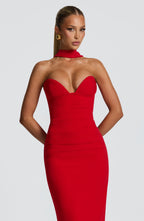 Ariana Maxi Dress - Red
