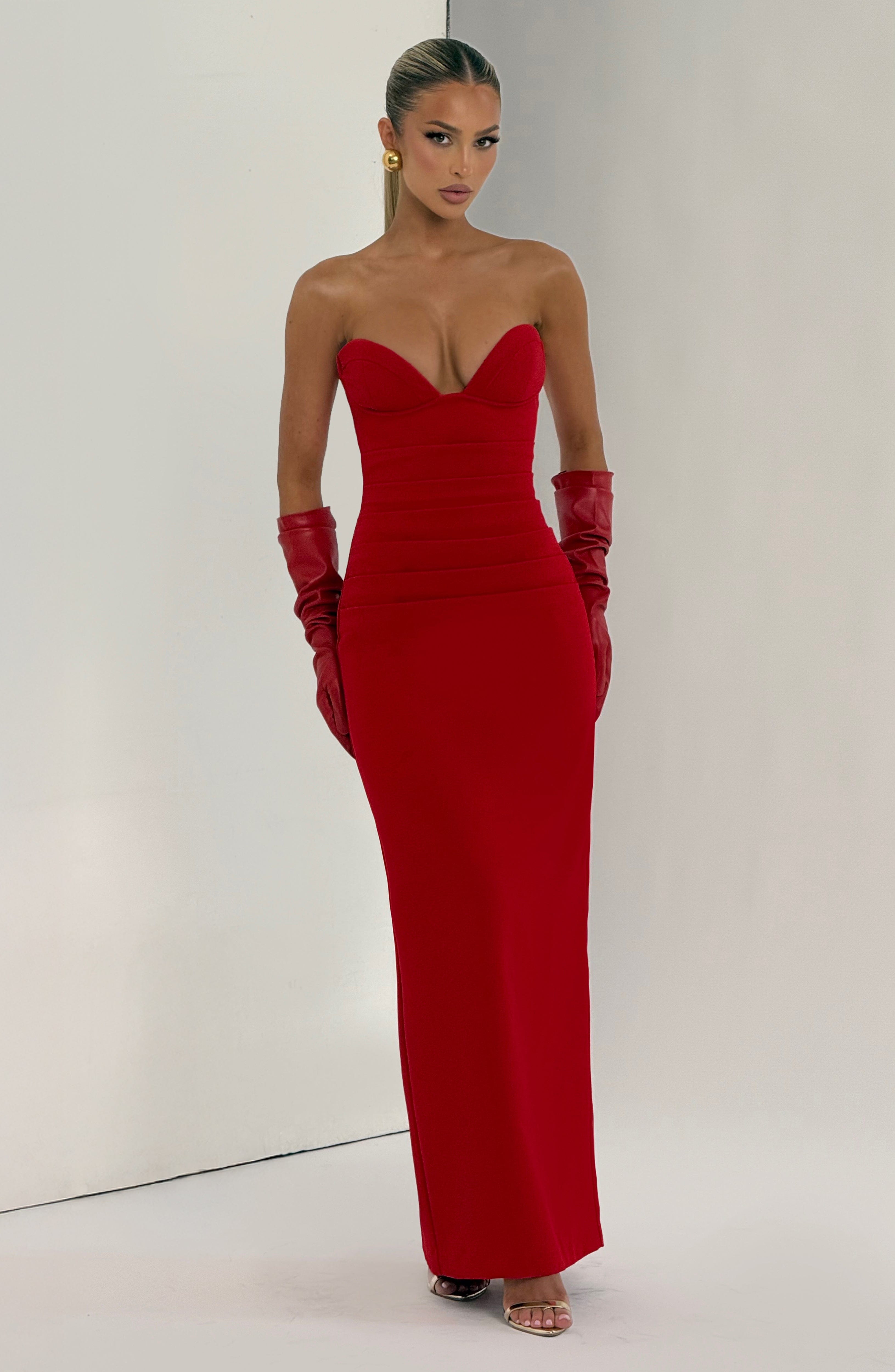 Ariana Maxi Dress - Red