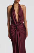 Mia Gown - Cherry Lacquer