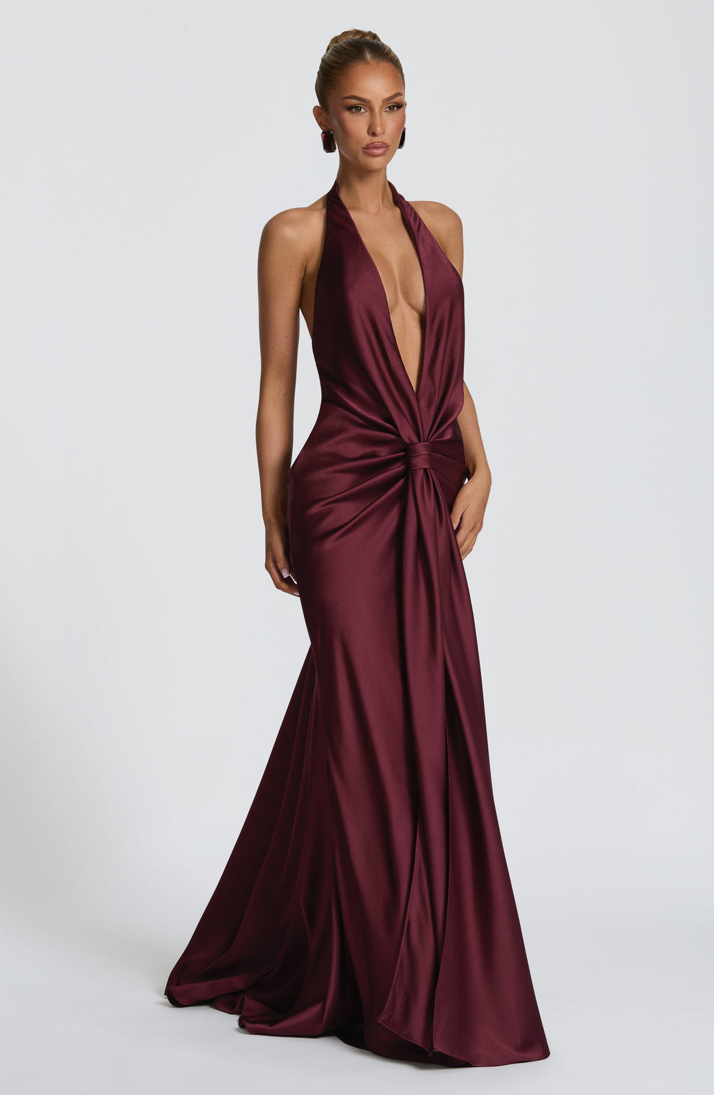Mia Gown - Cherry Lacquer