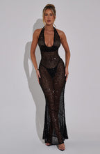 Gia Maxi Dress - Black