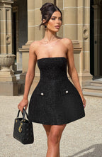Olivia Mini Dress - Black