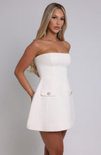 Olivia Mini Dress - Ivory