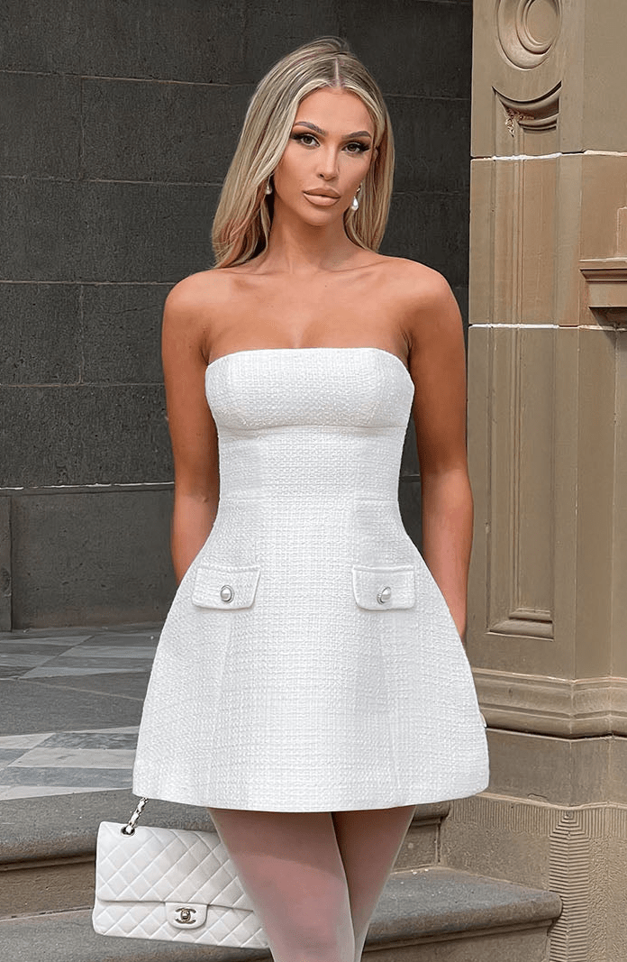 Olivia Mini Dress - Ivory