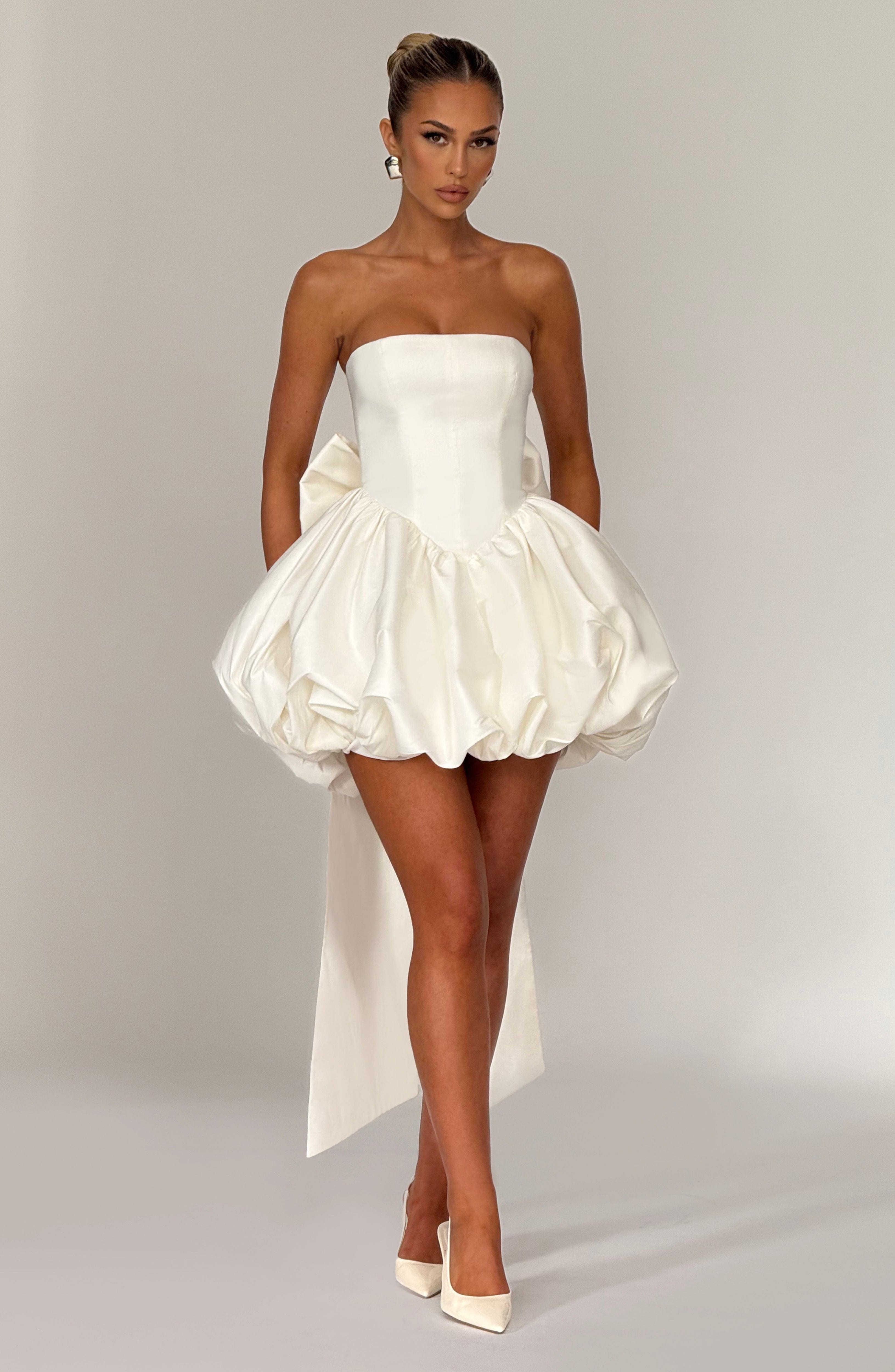 Emma Mini Dress - Ivory