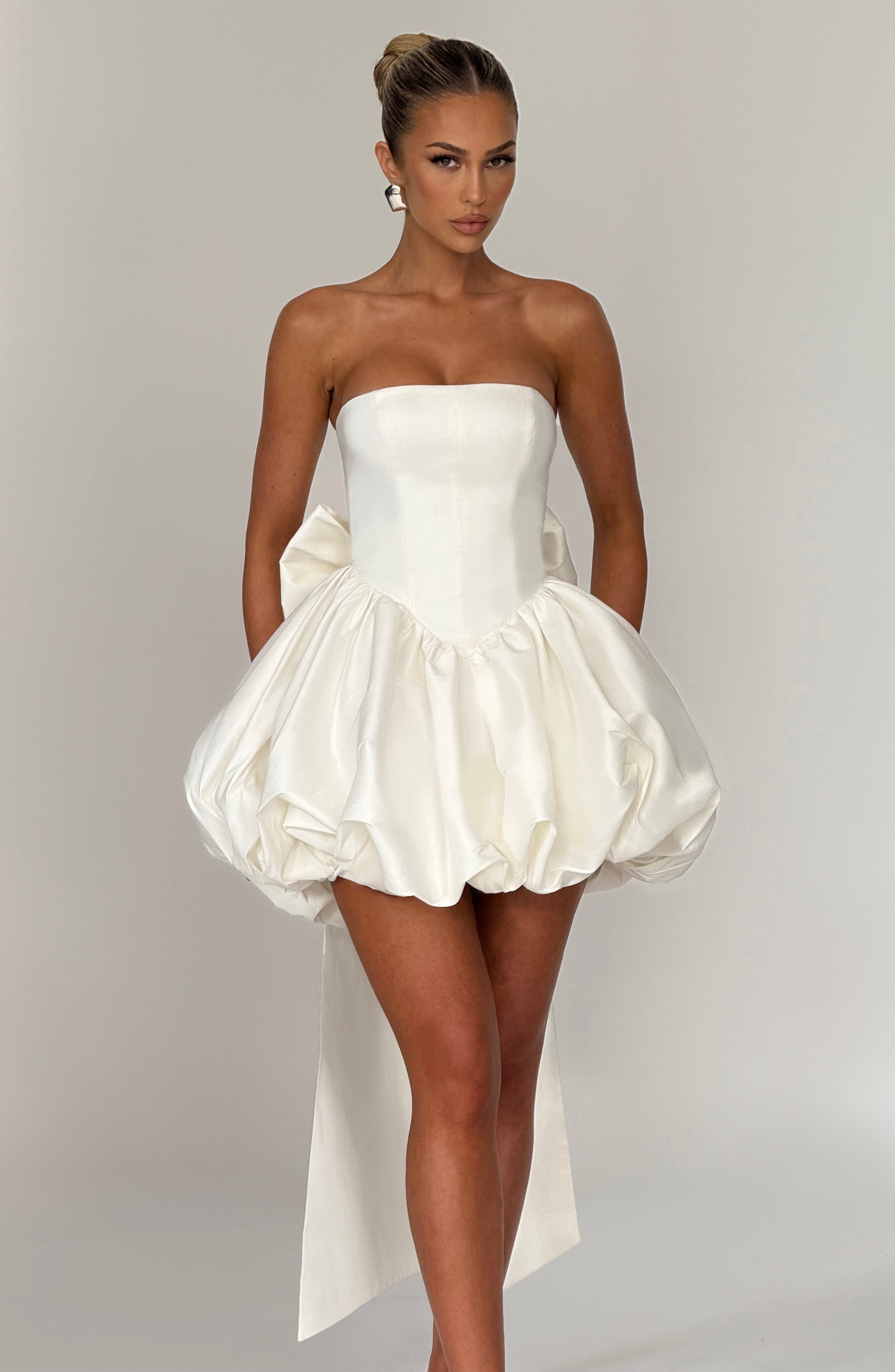 Emma Mini Dress - Ivory