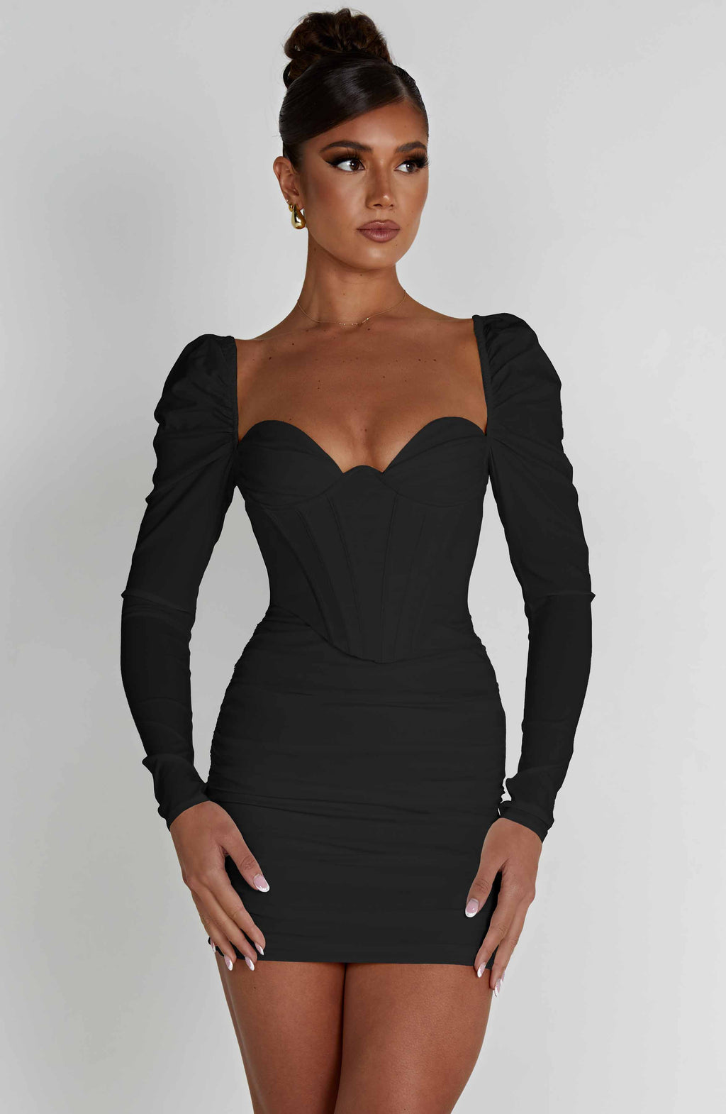 Isla Mini Dress - Black