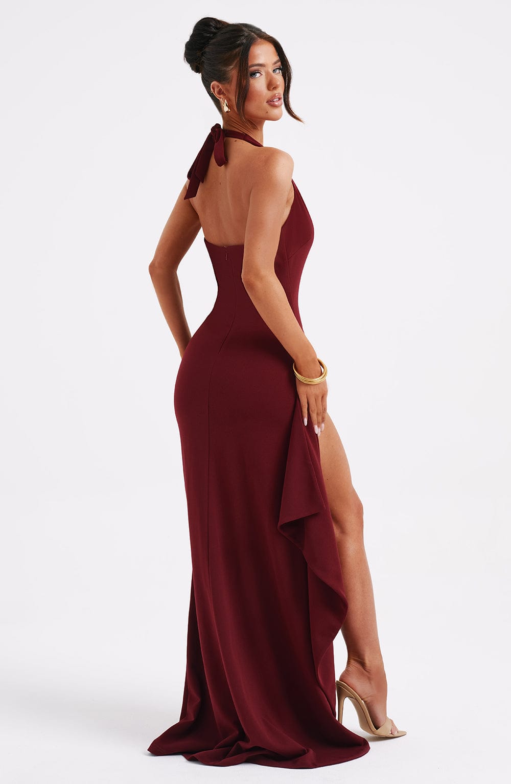 Amanda Maxi Dress - Burgundy