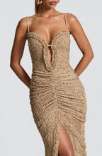 Zoe Maxi Dress - Beige