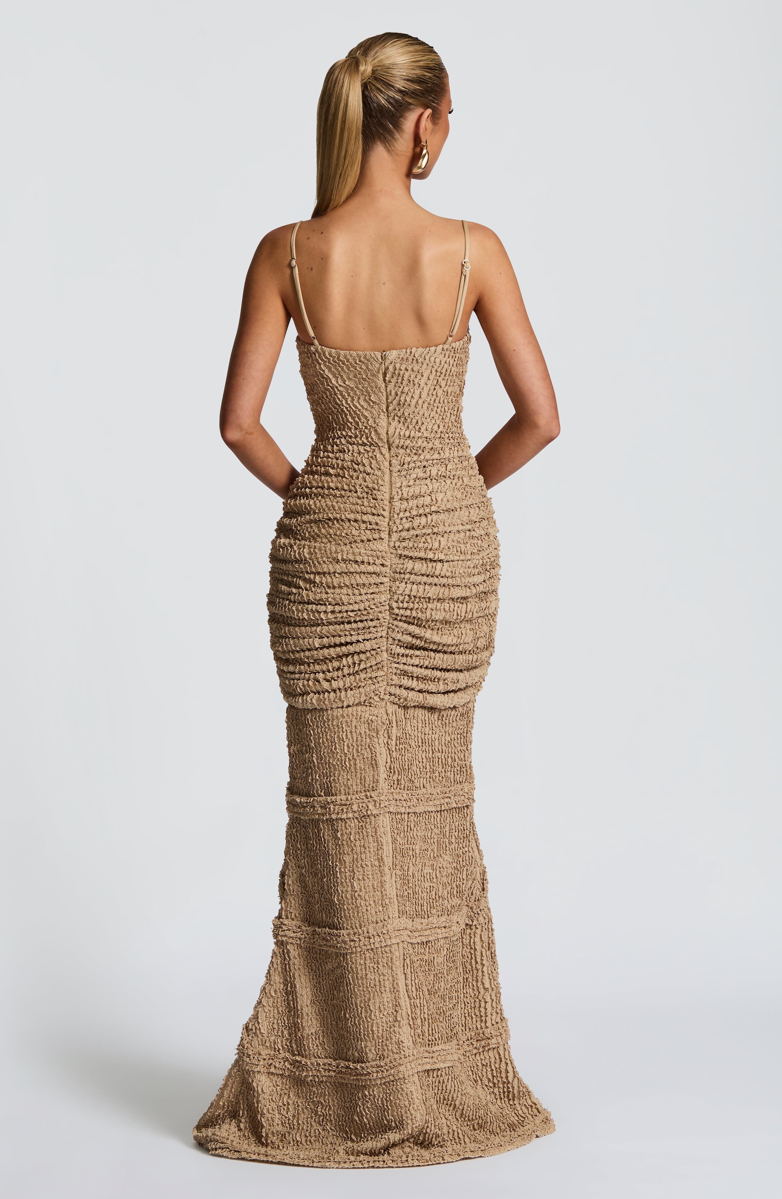 Zoe Maxi Dress - Beige