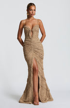 Zoe Maxi Dress - Beige