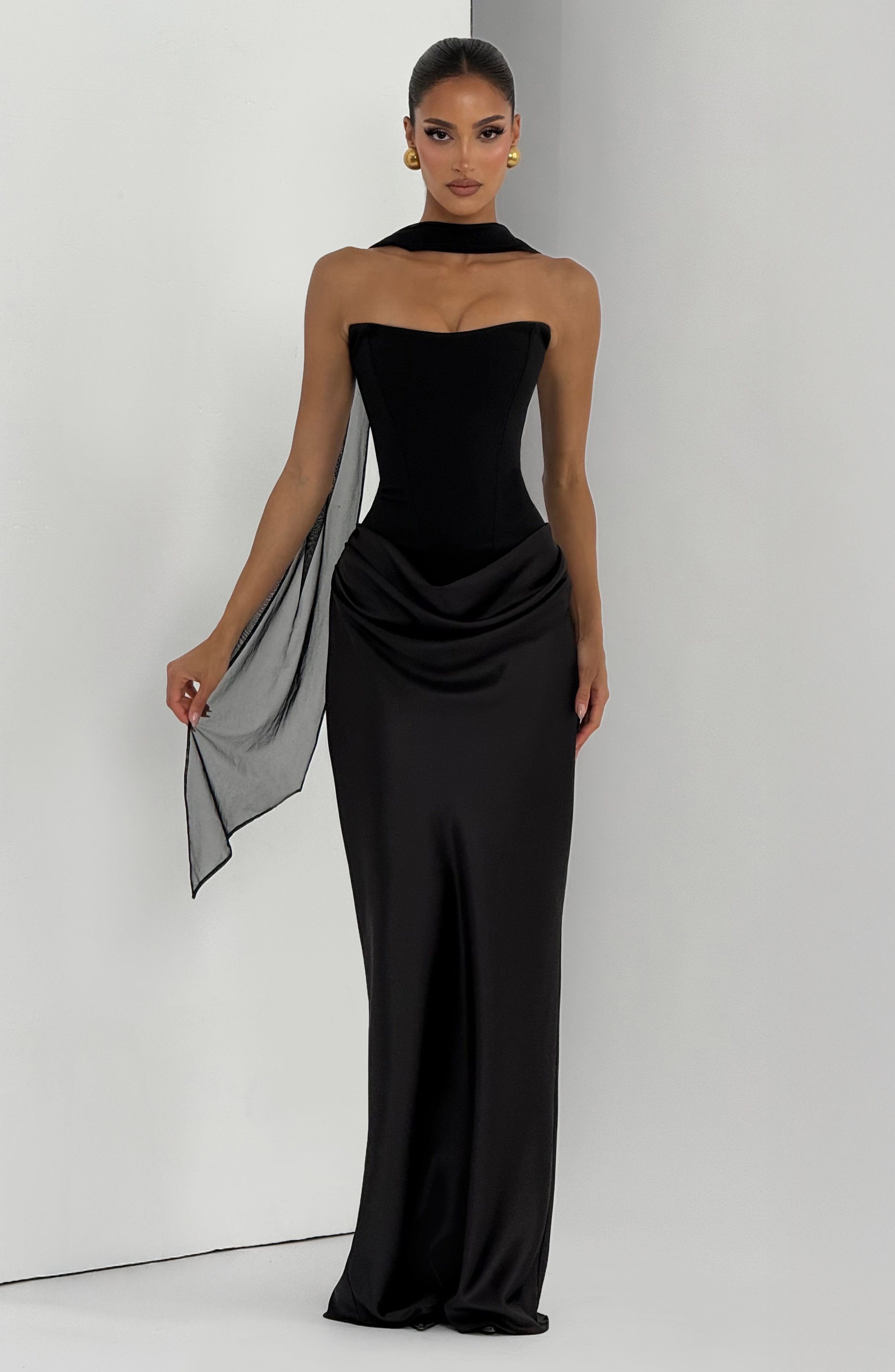 Katrina Maxi Dress - Black