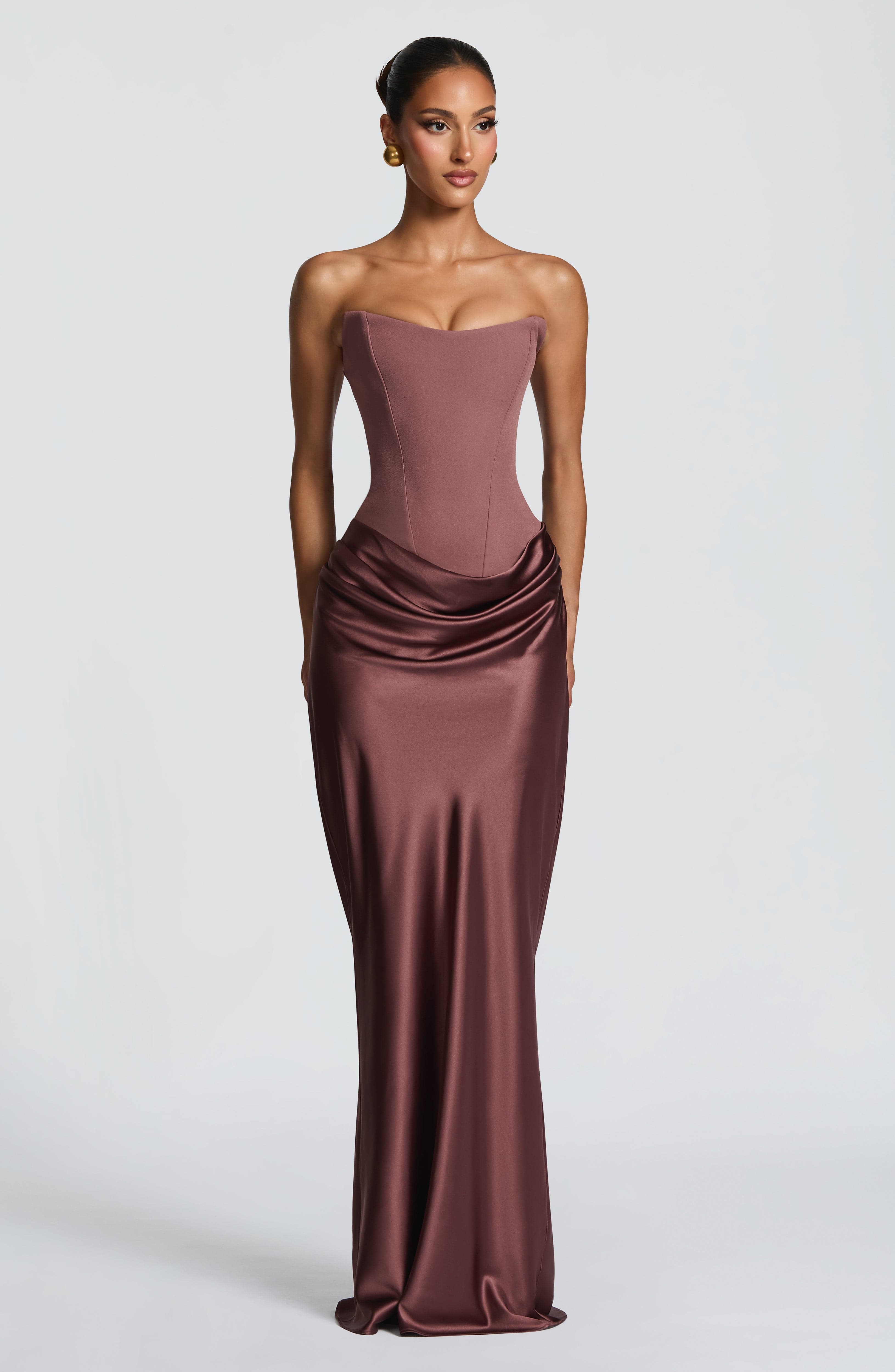 Katrina Maxi Dress - Dusty Rose