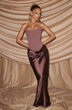 Katrina Maxi Dress - Dusty Rose