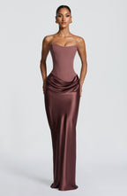Katrina Maxi Dress - Dusty Rose