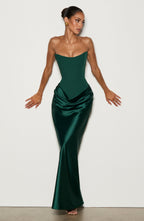 Katrina Maxi Dress - Emerald