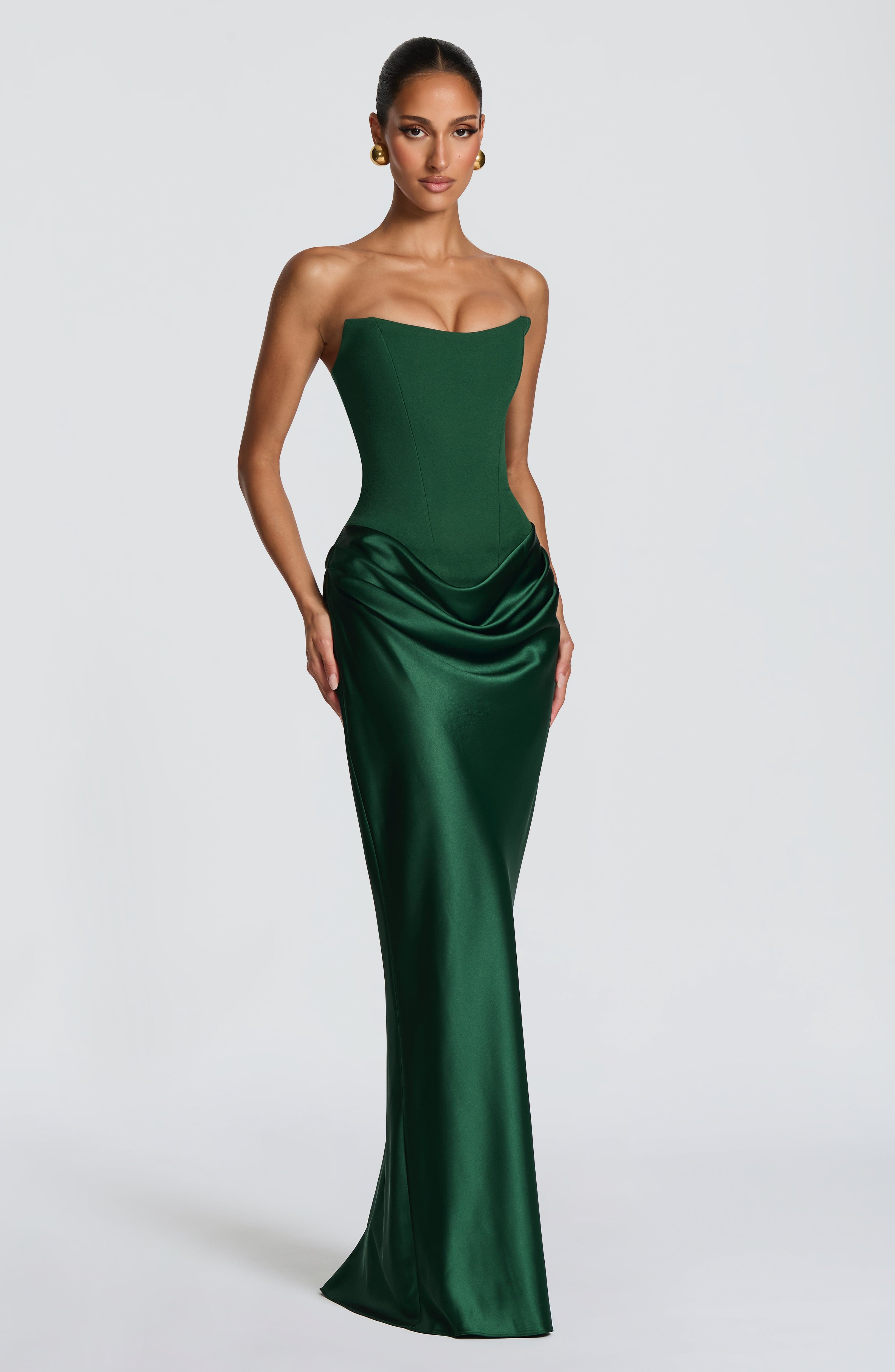 Katrina Maxi Dress - Emerald