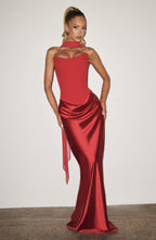 Katrina Maxi Dress - Red