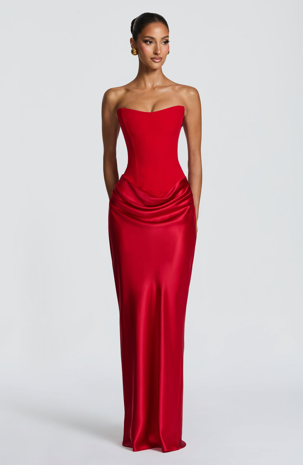 Katrina Maxi Dress - Red