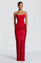 Katrina Maxi Dress - Red