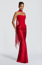 Katrina Maxi Dress - Red