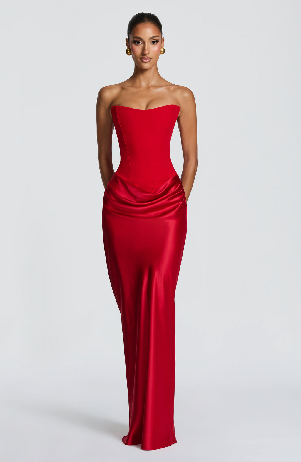 Katrina Maxi Dress - Red
