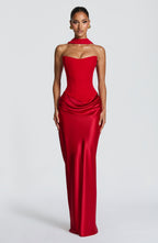 Katrina Maxi Dress - Red