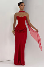 Katrina Maxi Dress - Red