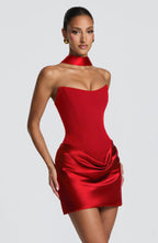 Freya Mini Dress - Red