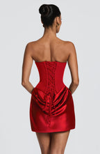 Freya Mini Dress - Red
