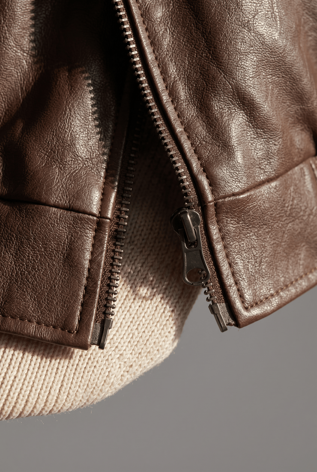 Women's Collared Oversized Zip Up Jacket | Vintage