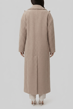 Women's Oversized Long Coat | Button Front