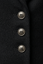 Women's Tailored Coat | Lapel Collar & Button Front