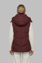 Women's Puffer Gilet | Detachable Hood