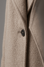 Women's Oversized Long Coat | Button Front