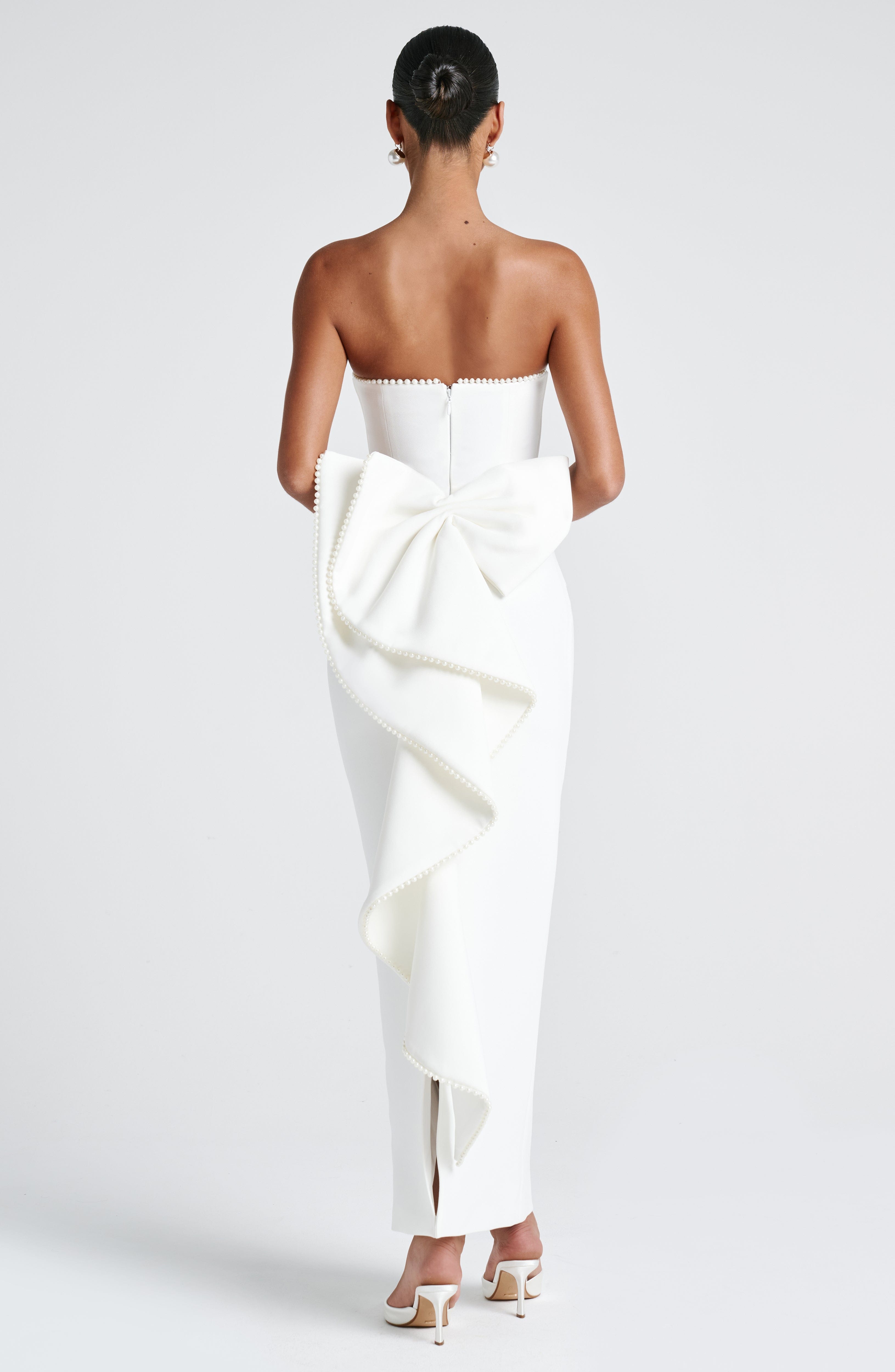 Anna Maxi Dress - Ivory